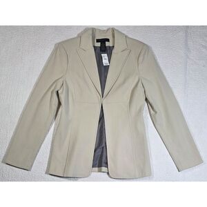 NWT The Limited Stretch Cream Blazer Jacket